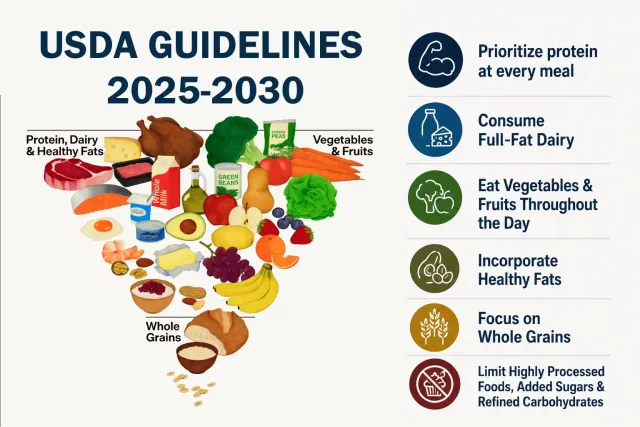 USDA Guidelines for 2025-2030 focus on protein